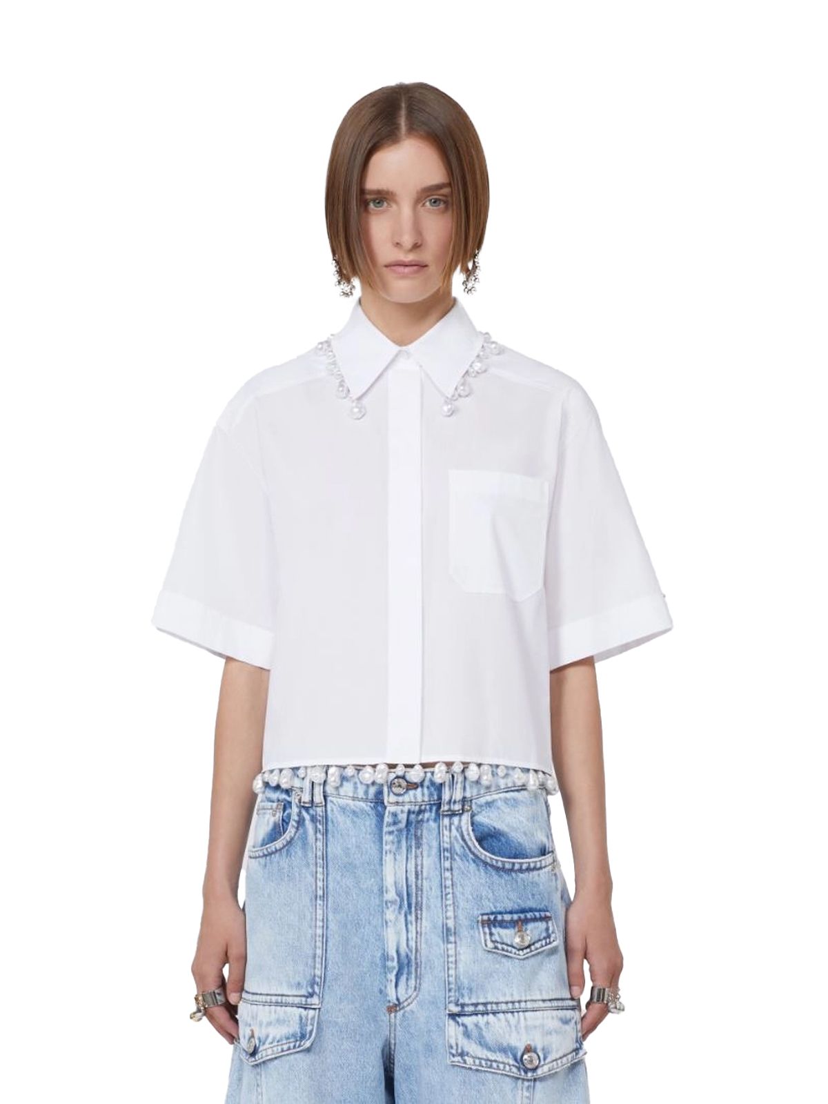 spxcognac camicis white  SPORTMAX