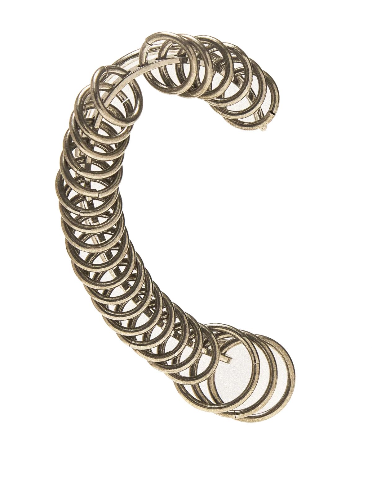 all around ear cuff silver