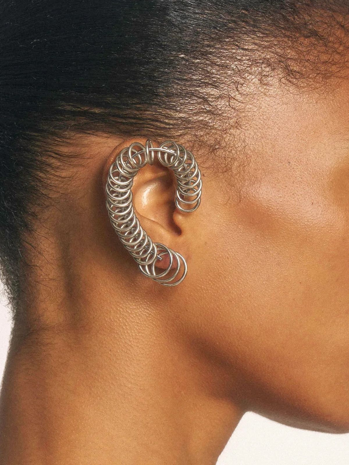 all around ear cuff silver PANCONESI