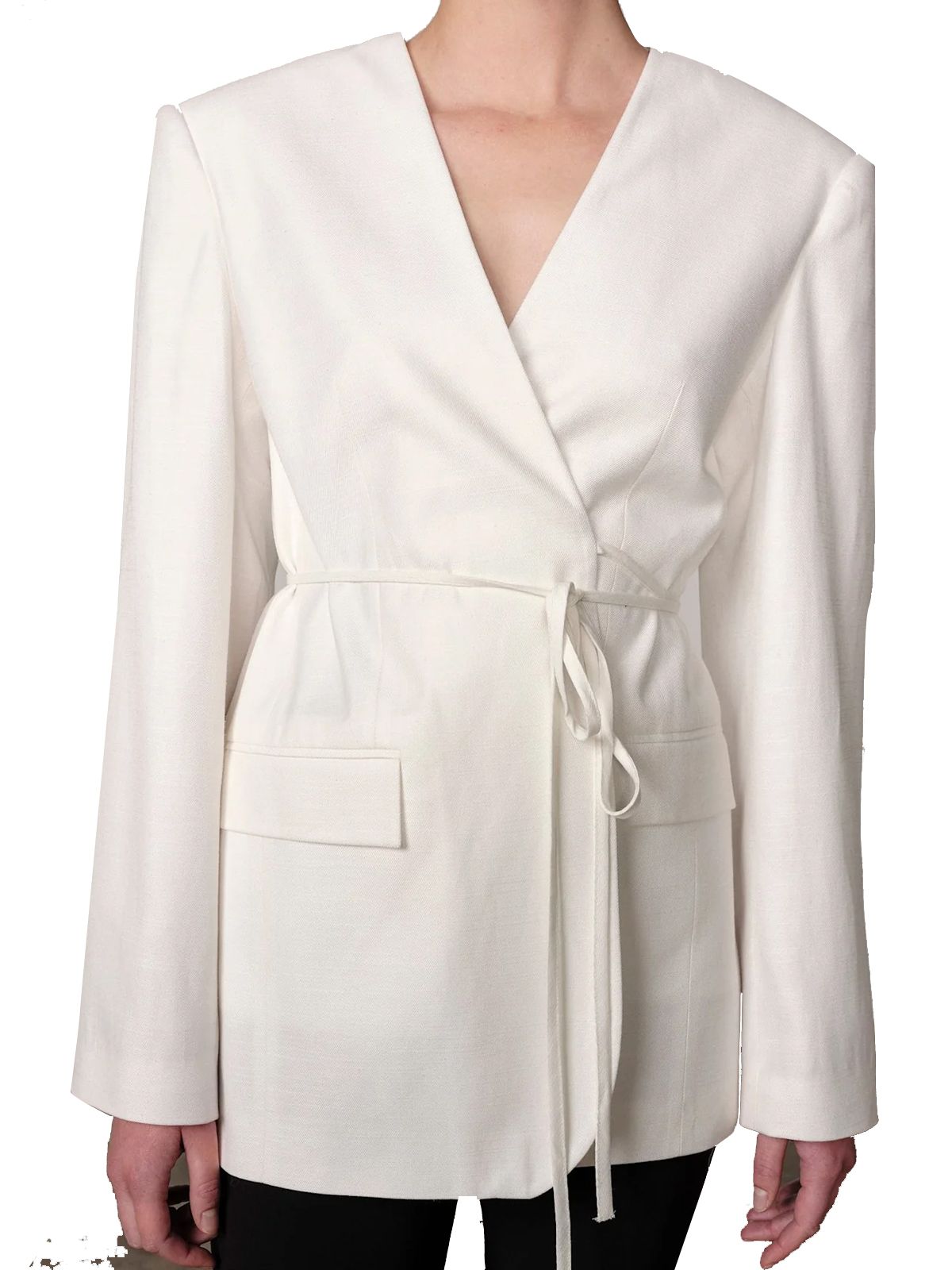 indiana oversized blazer white  HERSKIND