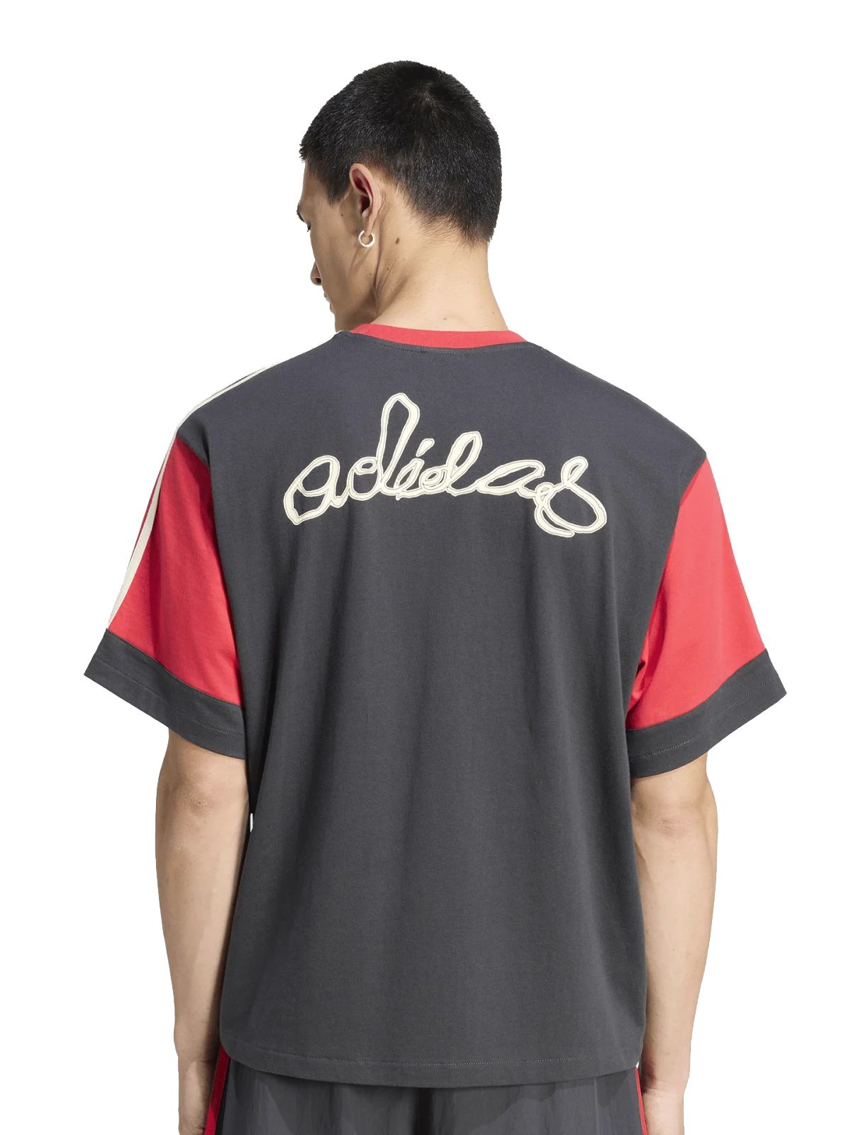 Paneled gfx tee gray ADIDAS ORIGINALS