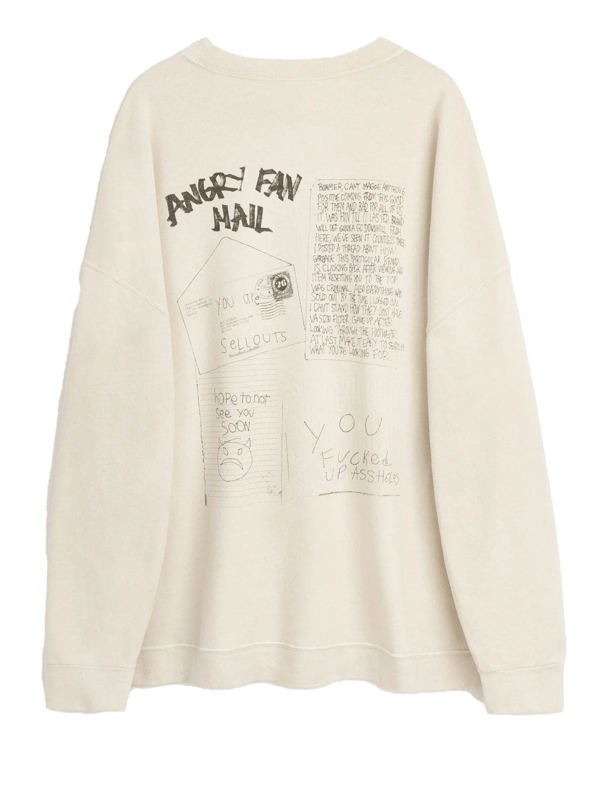 sweatshirt slack white 