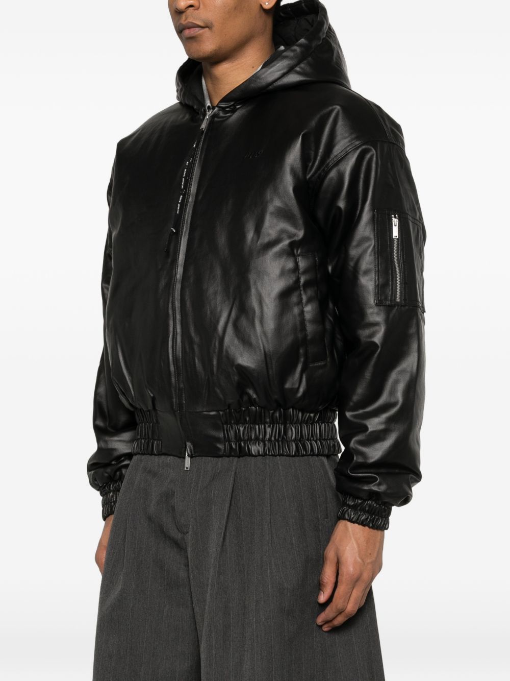 hoiy oversized bomber black  ALIS