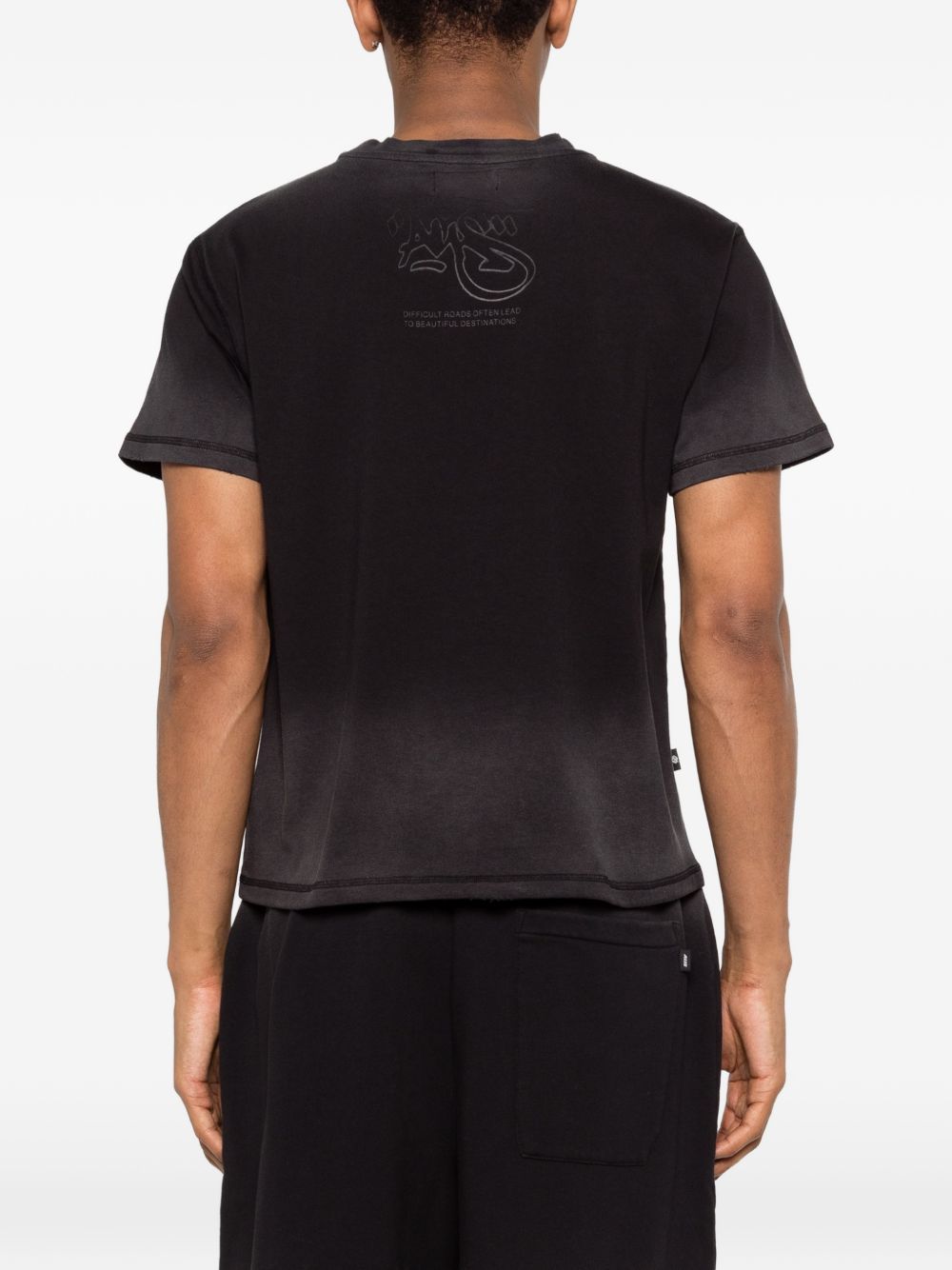 t-shirt corta stampata torey nera ALIS