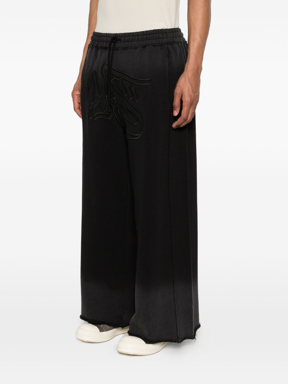 pantaloni da tuta larghi mikeil neri ALIS