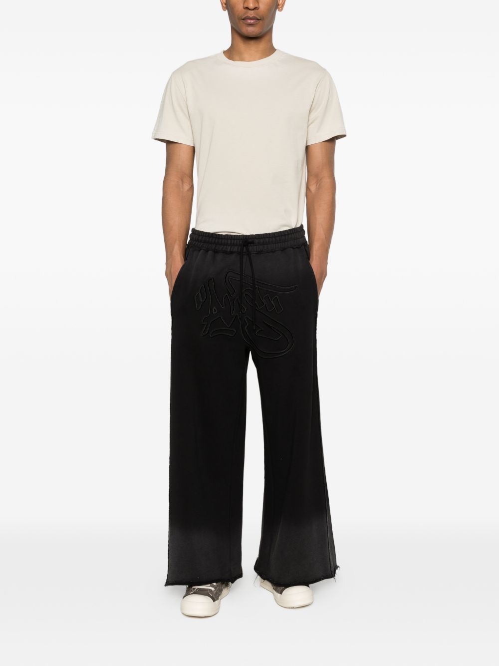 pantaloni da tuta larghi mikeil neri ALIS