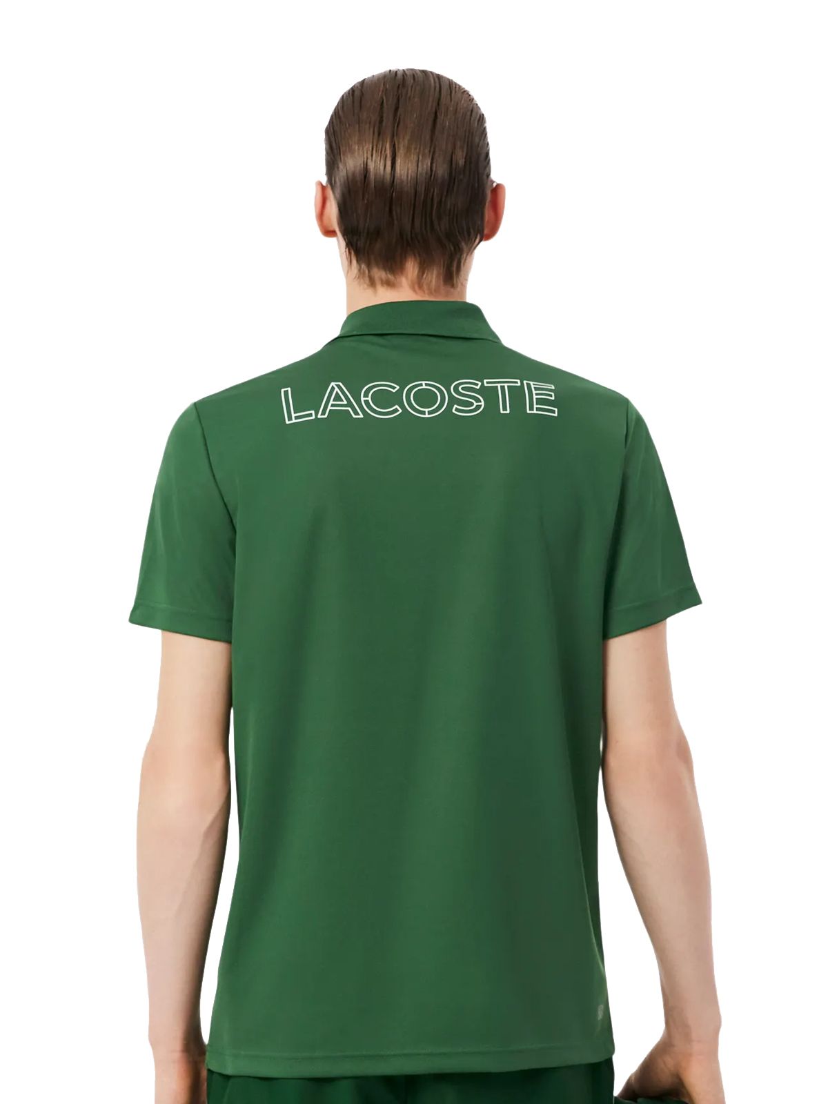 polo verde LACOSTE