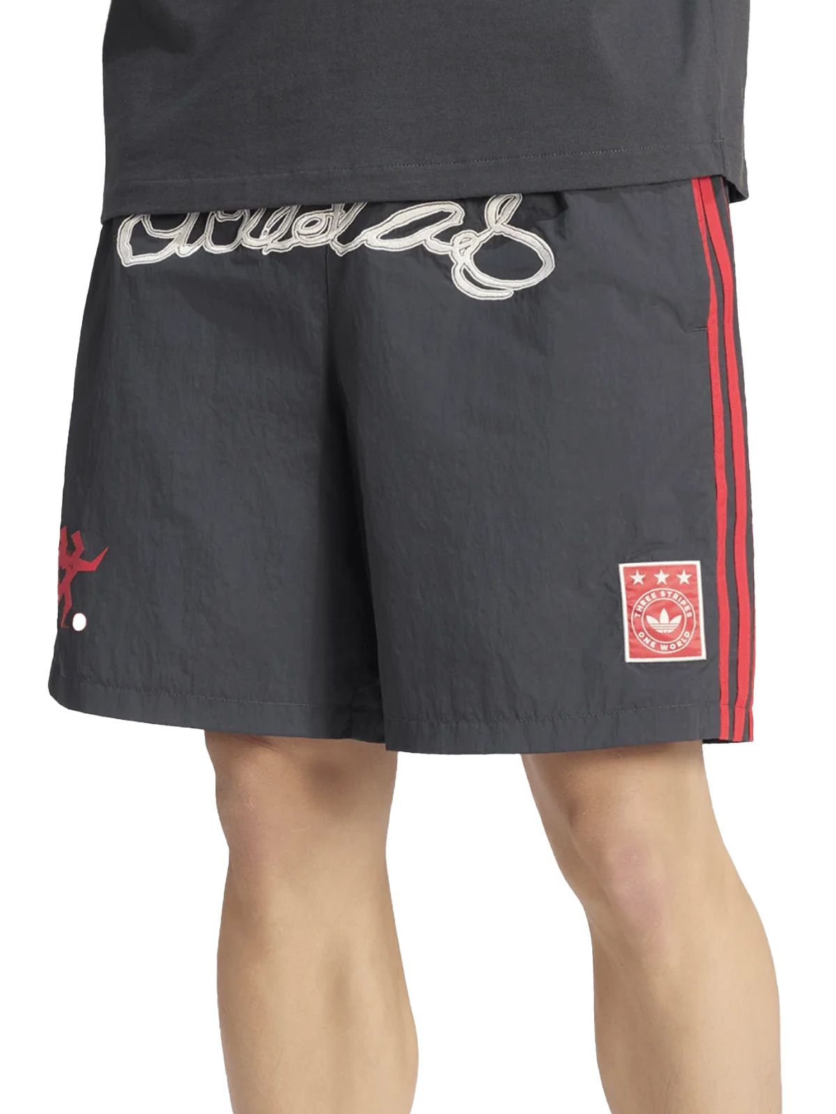 shorts gfx nylon black shorts man ADIDAS ORIGINALS