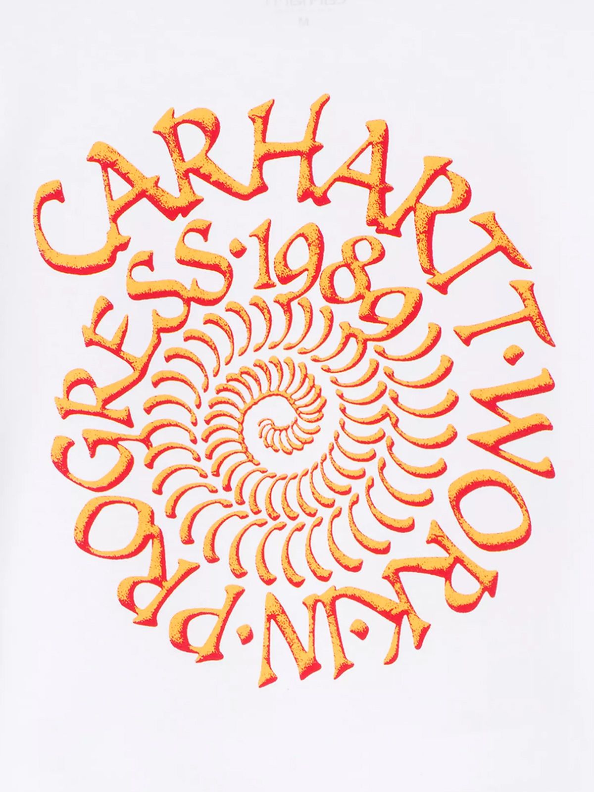 maglietta a spirale bianca CARHARTT WIP