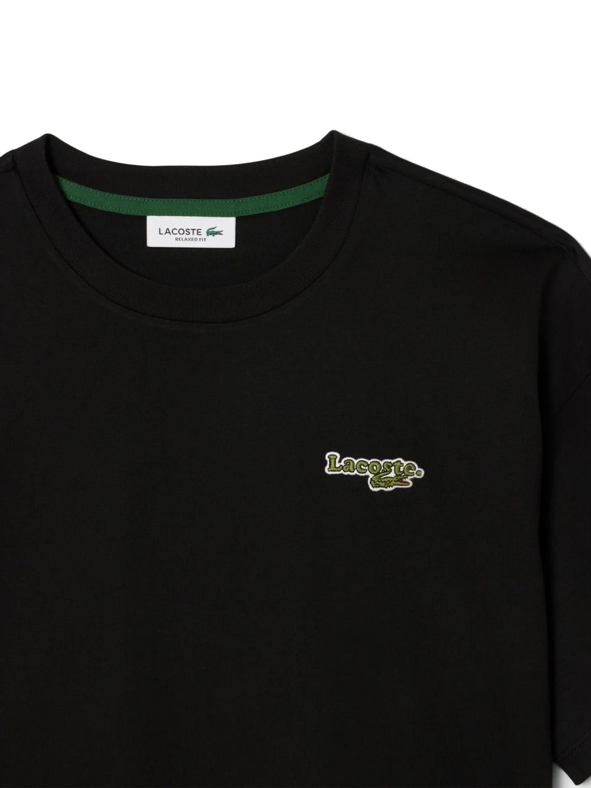 t-shirt black  LACOSTE