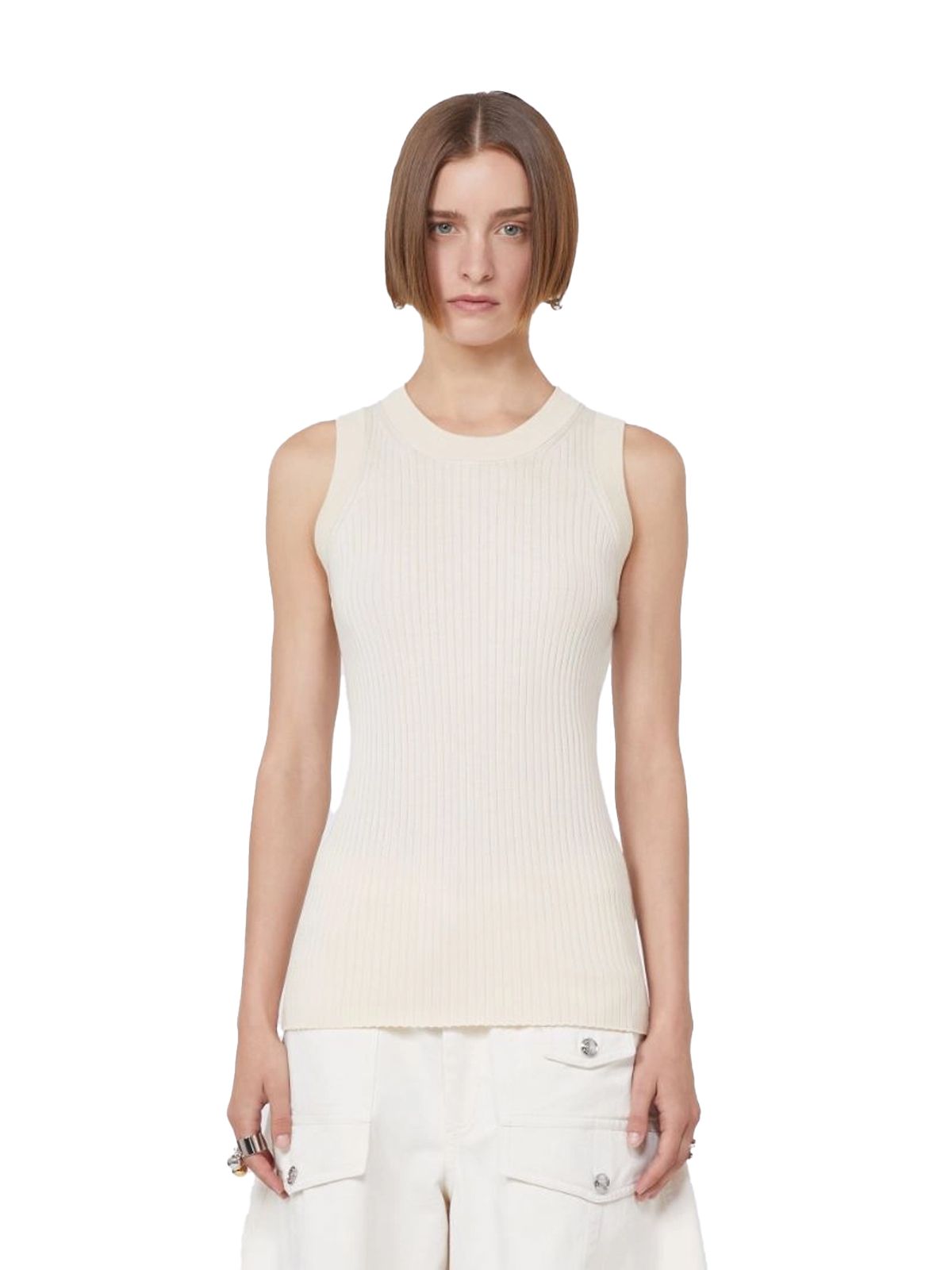 spxtione tank top beige  SPORTMAX