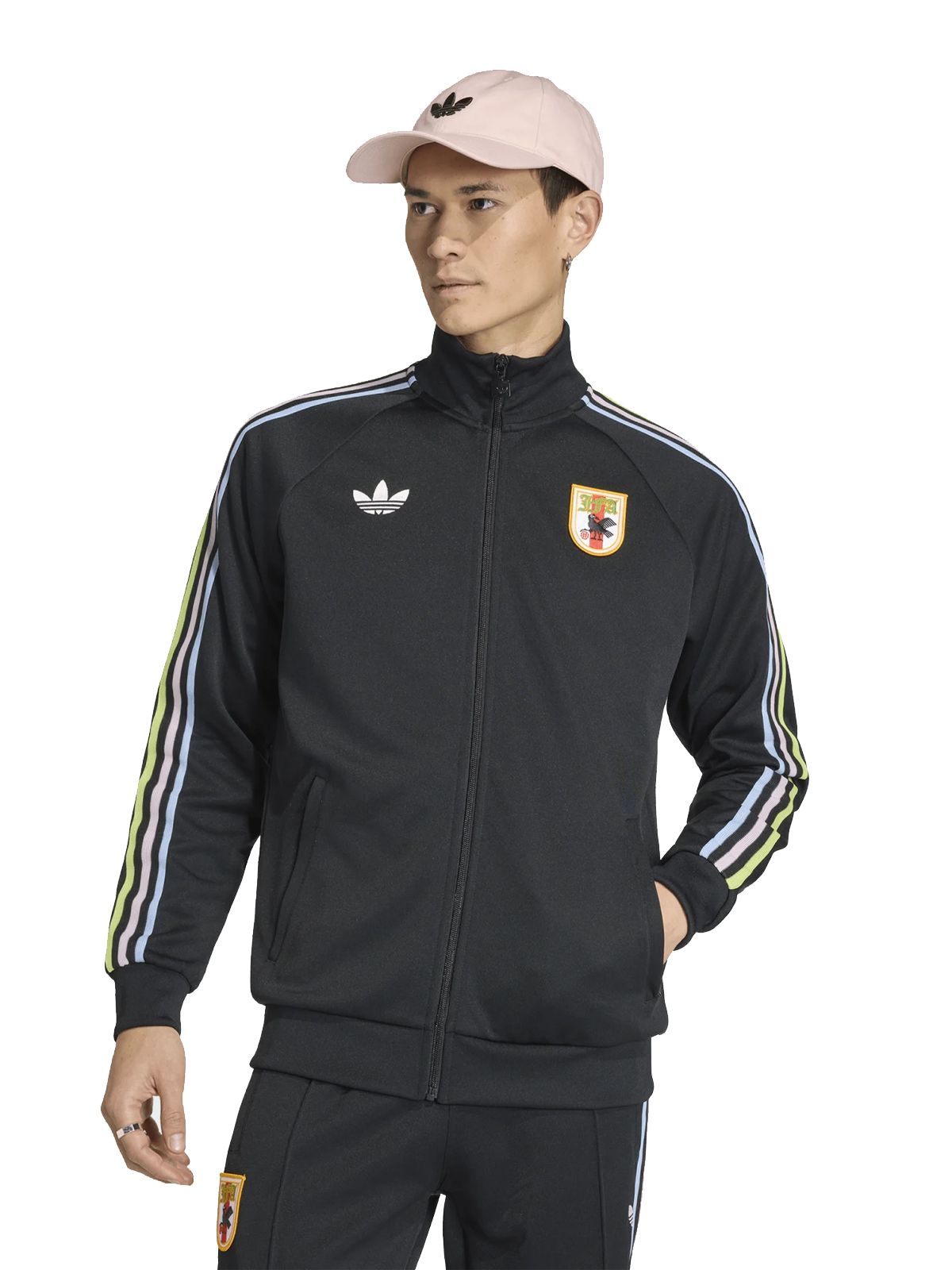 sweatshirts jfa tracktop nero black sweatshirts man ADIDAS ORIGINALS