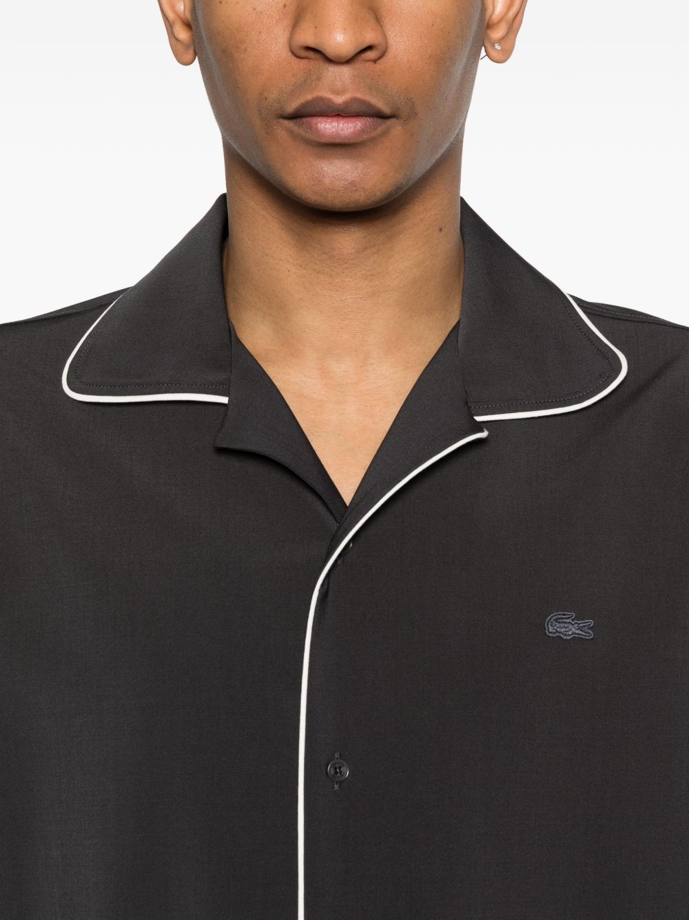 Black short sleeves shirt LACOSTE