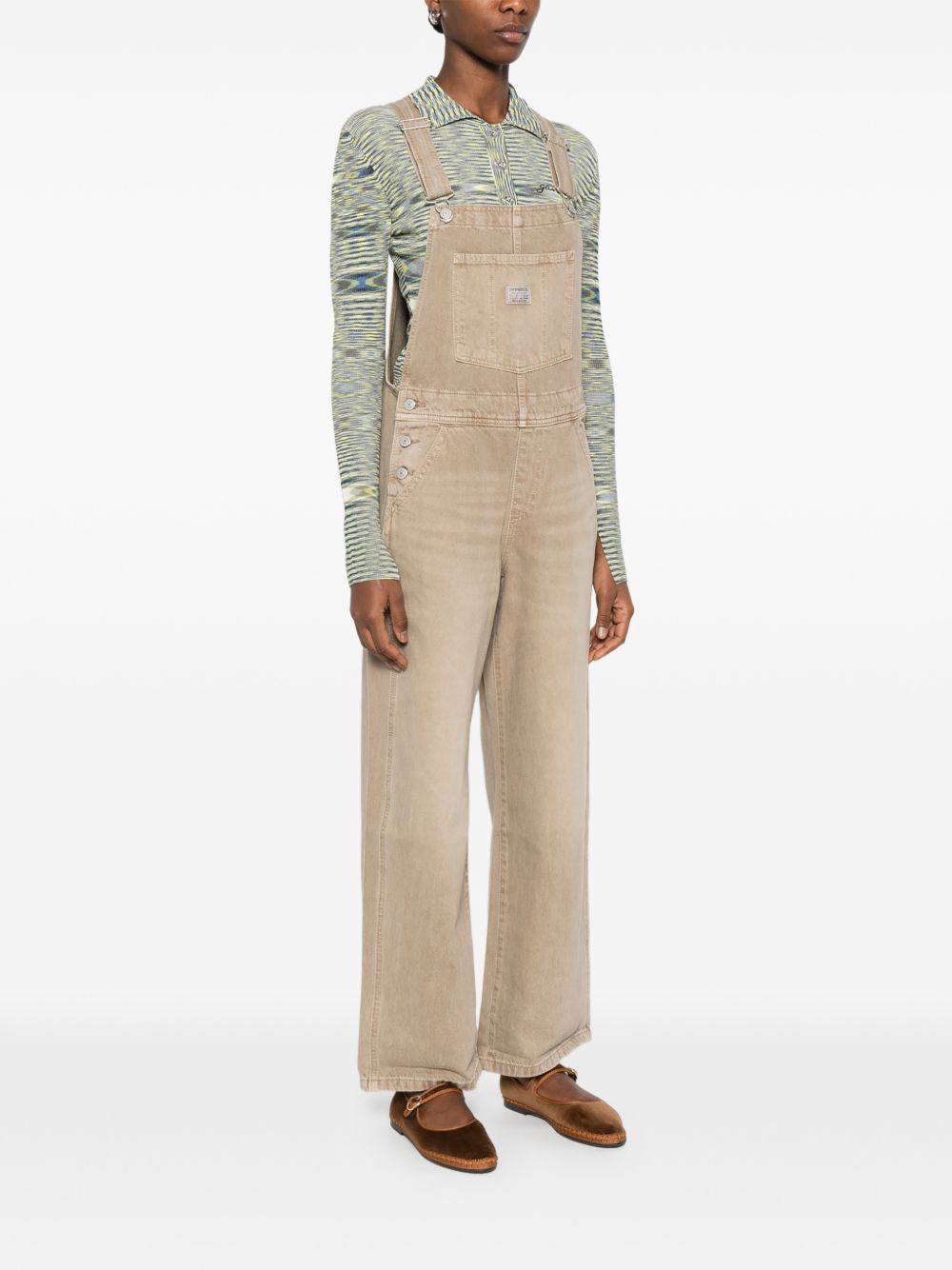 fl baggy overall chipped winter twig brown  LEVI'S
