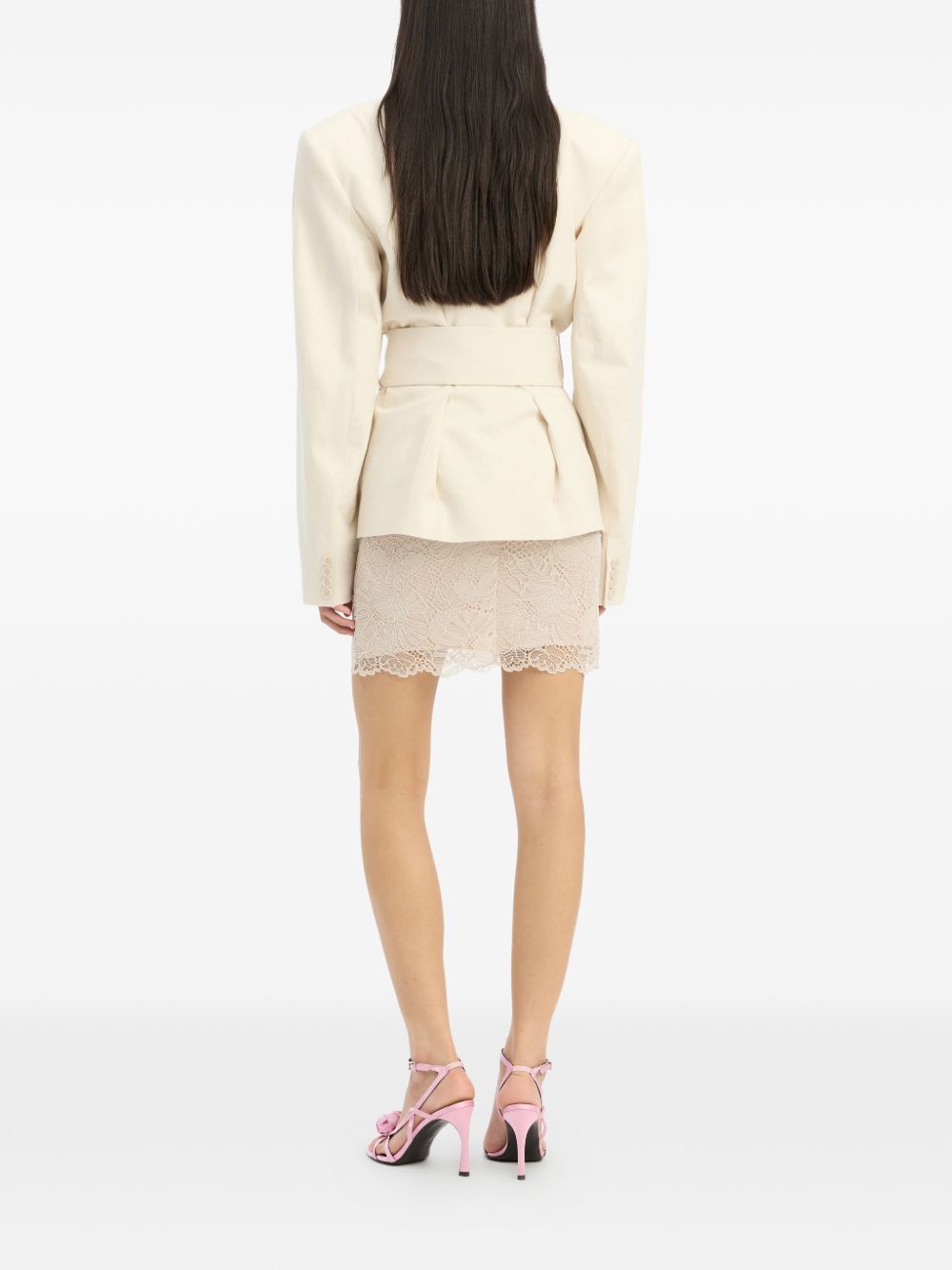 linen suiting blazer cream  ROTATE