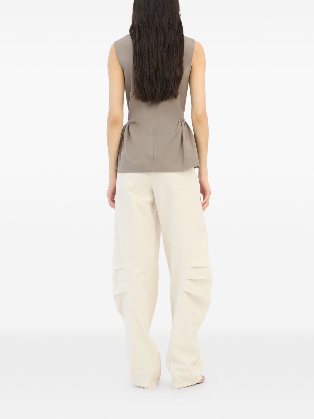 linen suiting pants cream  ROTATE