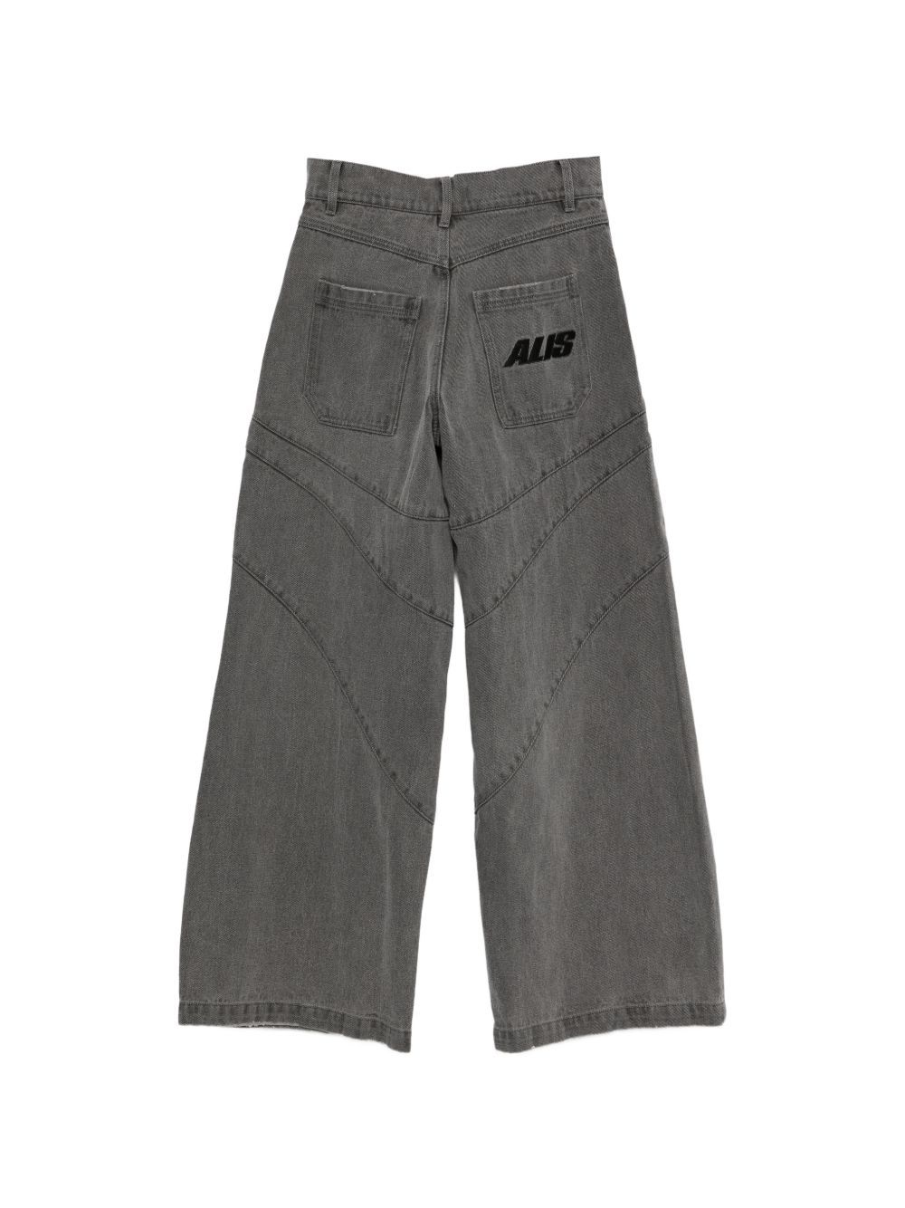 pantaloni daniel barrel in denim grigi  ALIS