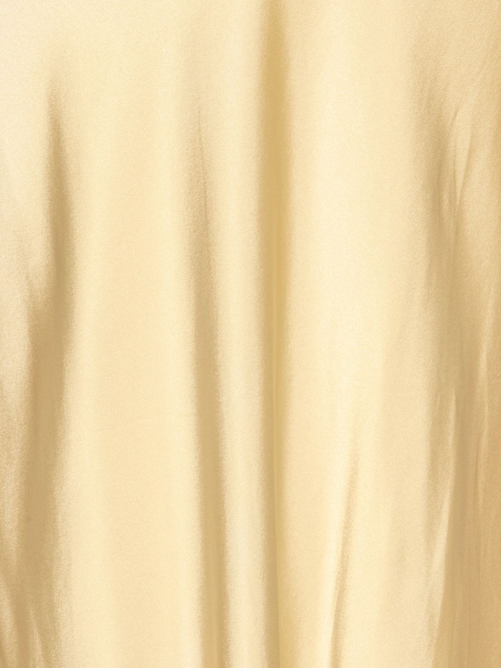 abito a collo alto in chiffon beige ROTATE