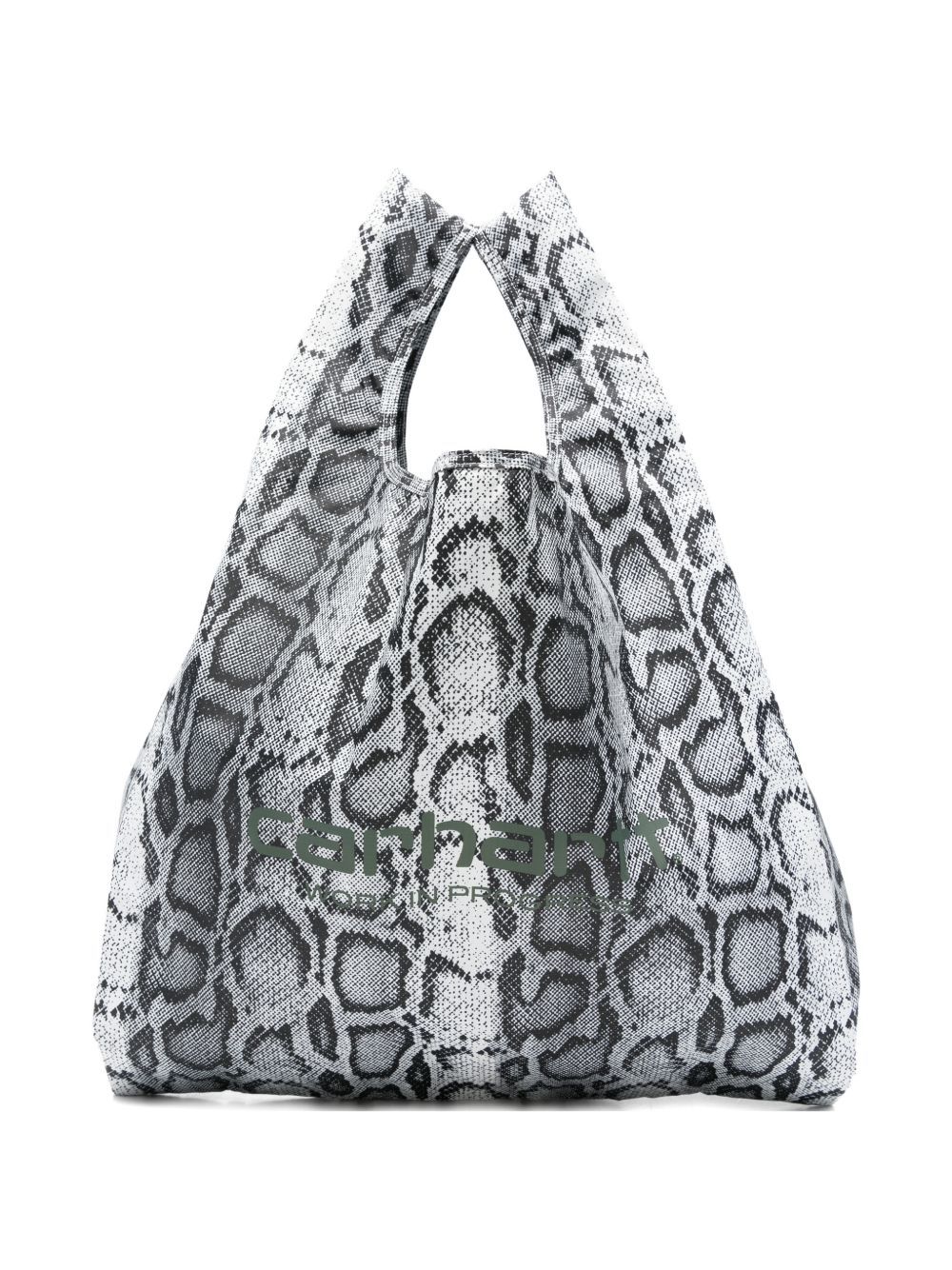 snake camo shopping bag