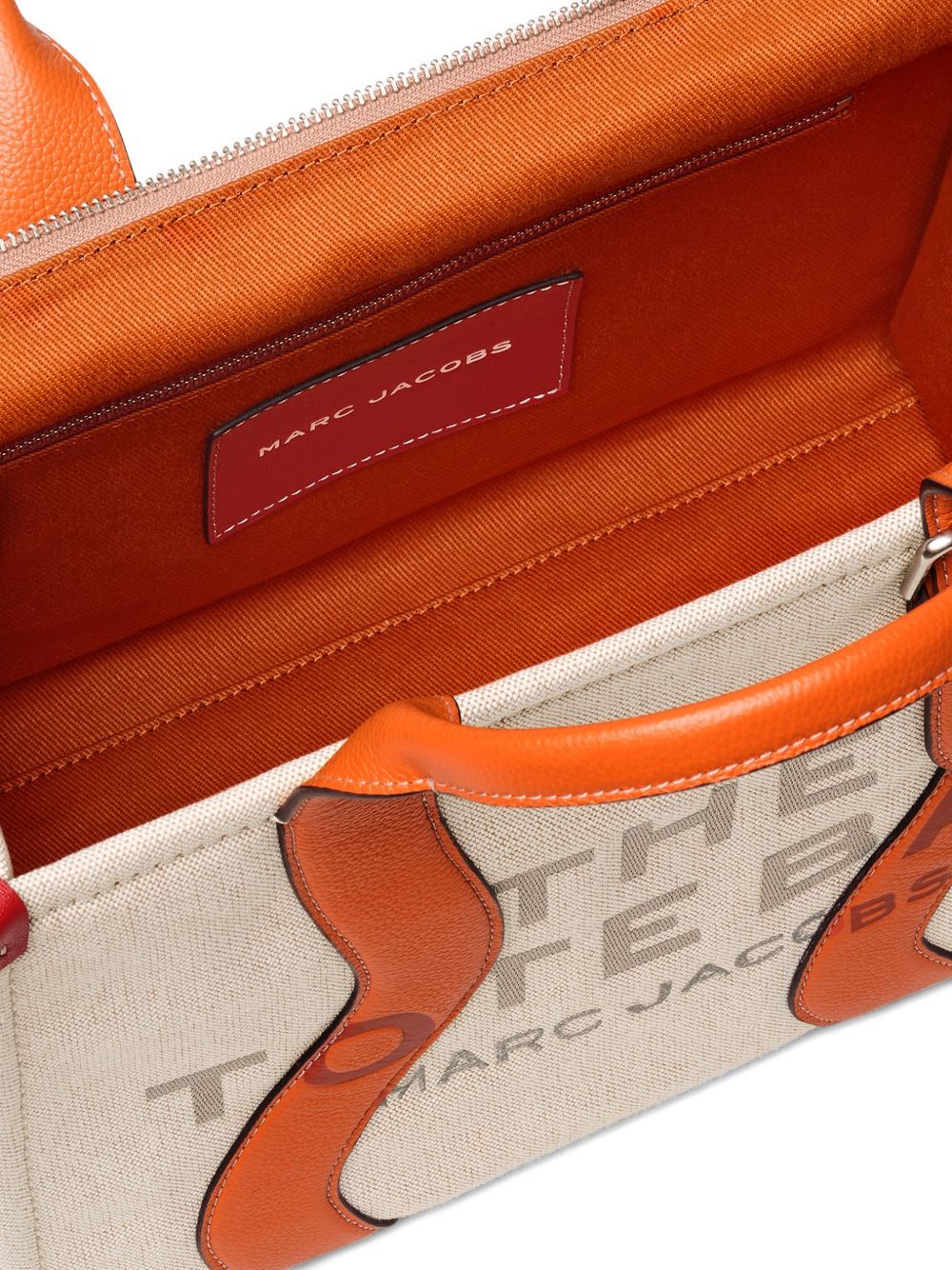the medium tote beige orange  MARC JACOBS