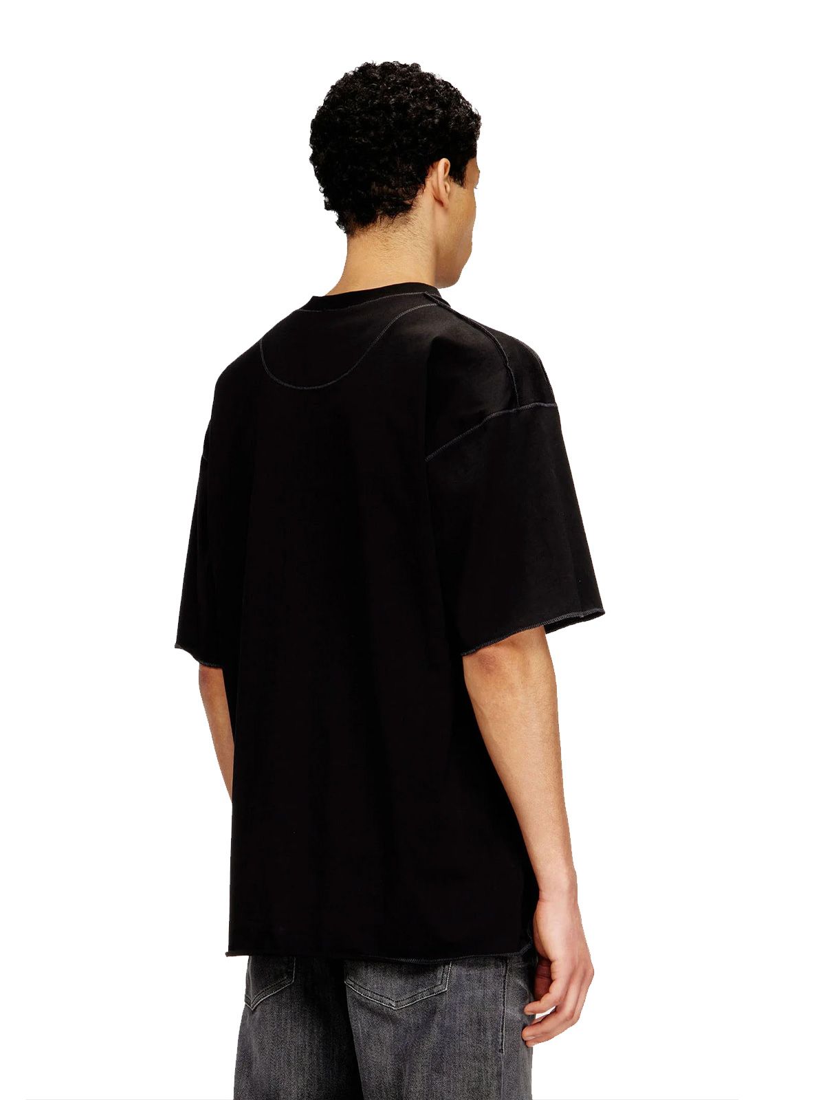 t-shirt crahor black  DIESEL