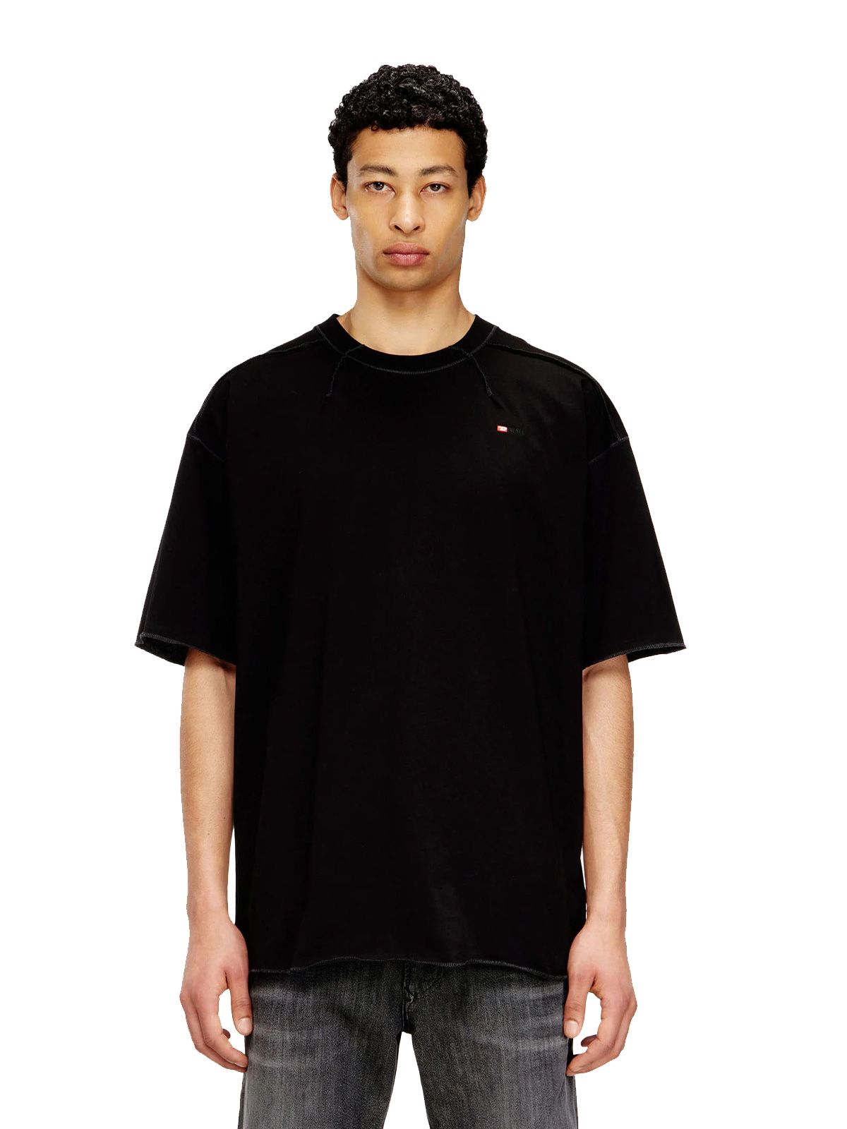 t-shirt crahor black  DIESEL