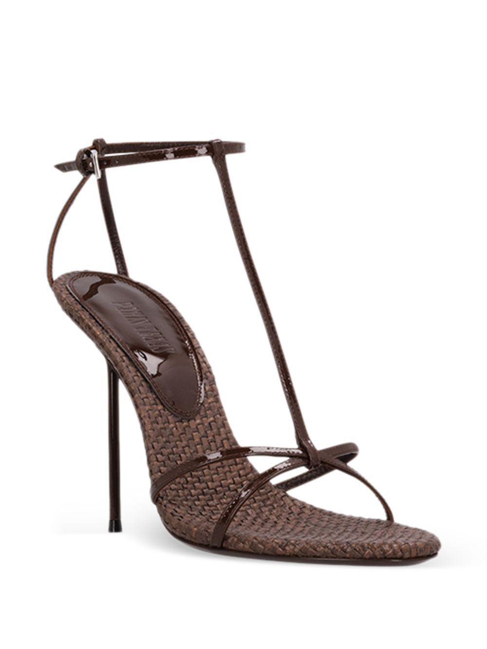 lidia t-strap sandal ebony PARIS TEXAS