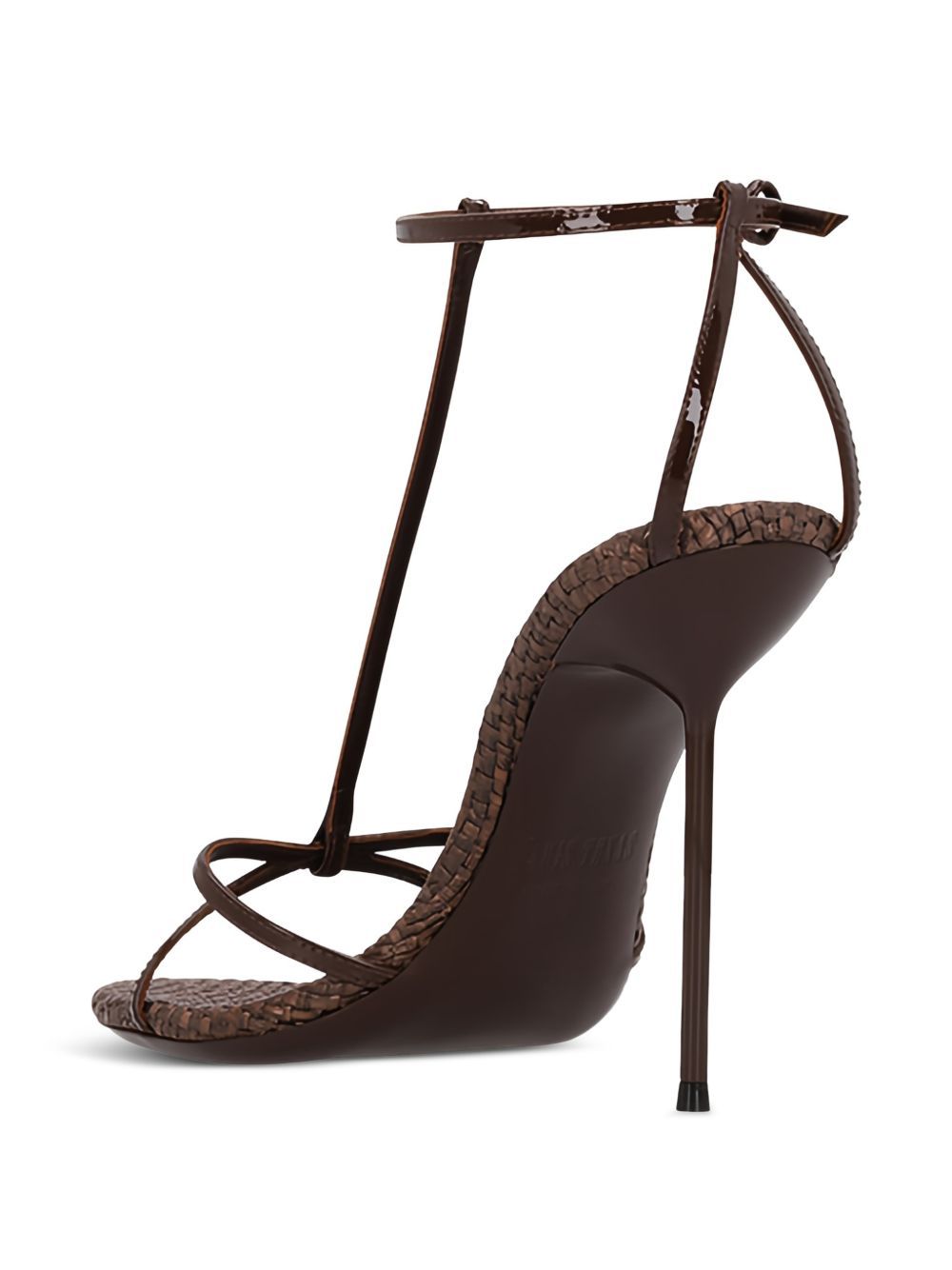 lidia t-strap sandal ebony PARIS TEXAS