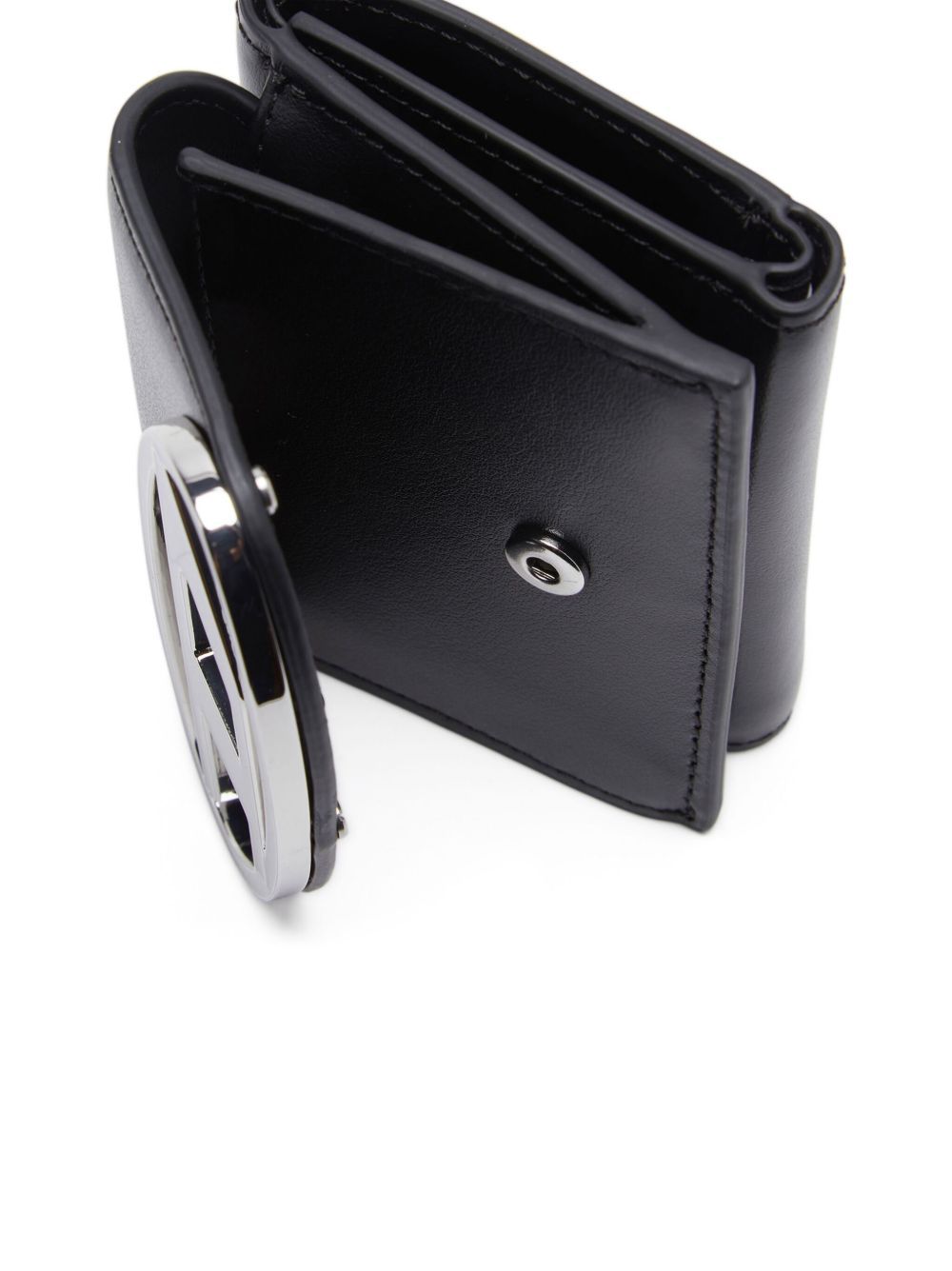 Portamonete 1dr a tre ante nero DIESEL