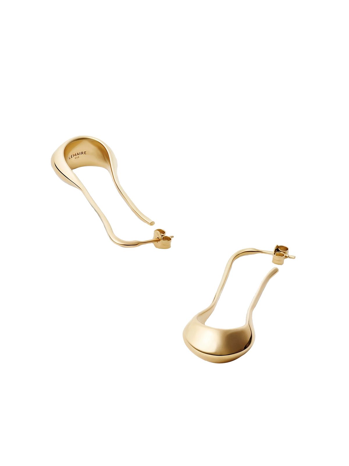 short drop earrings gold  LEMAIRE