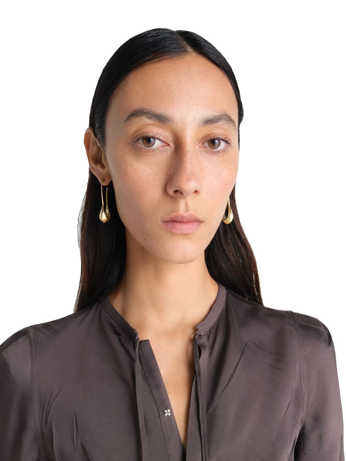 short drop earrings gold  LEMAIRE