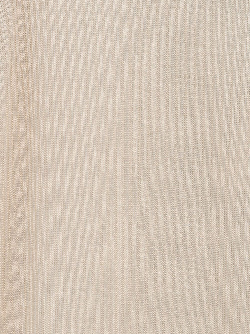 seamless tank top cream LEMAIRE