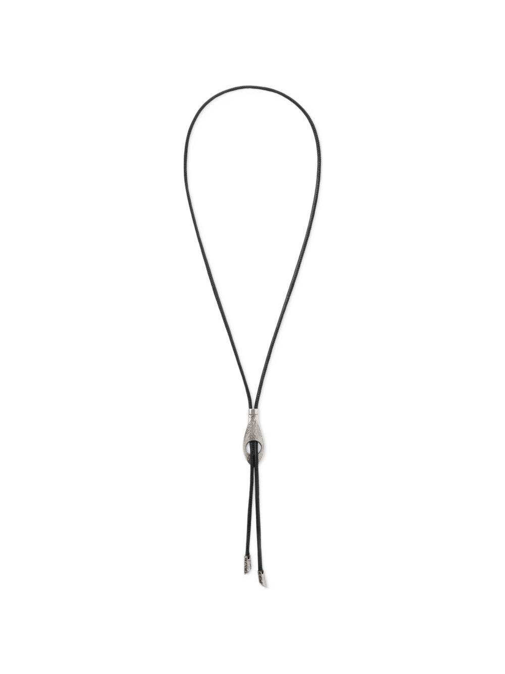 snake bolo tie silver