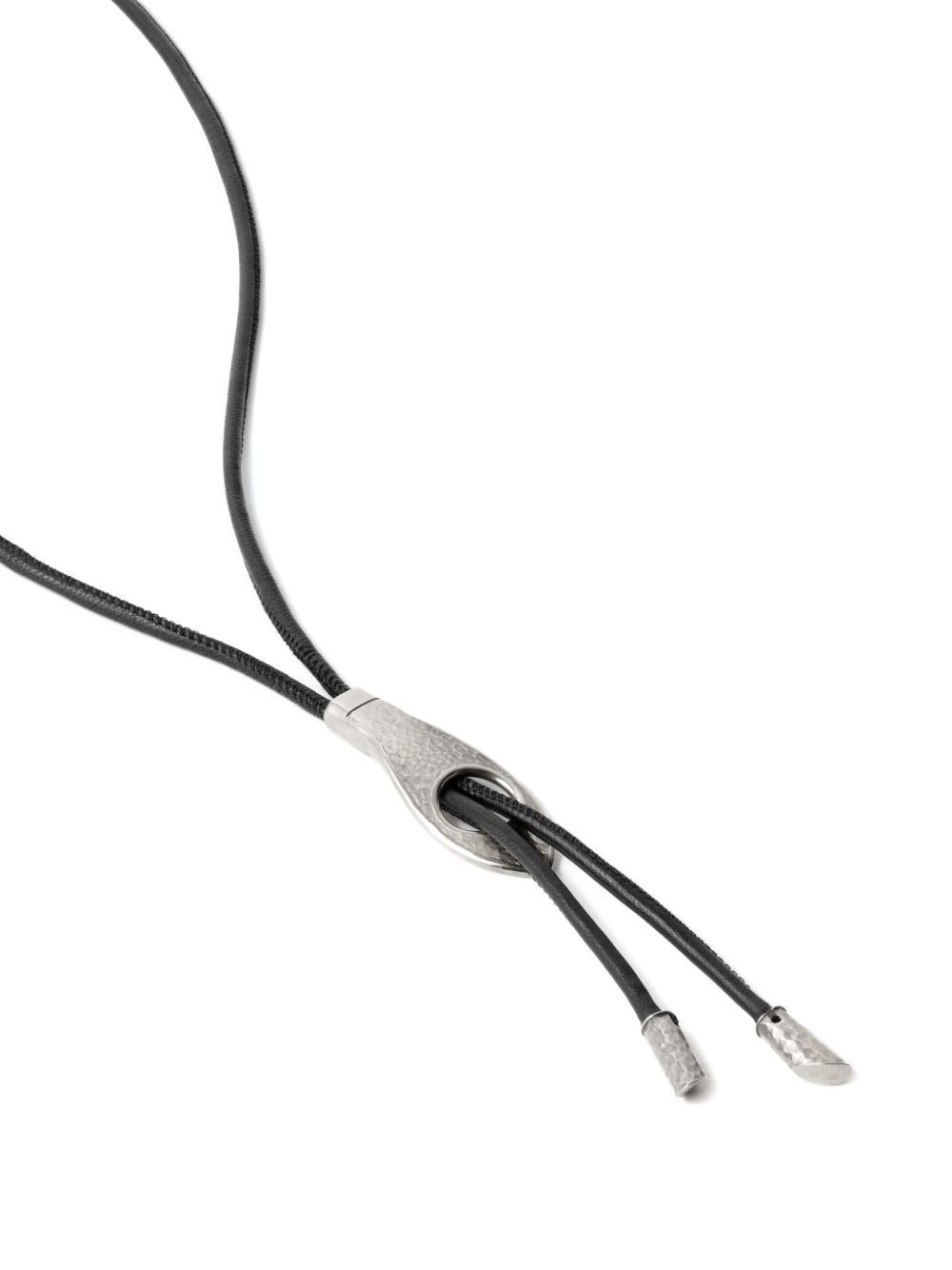 snake bolo tie silver LEMAIRE