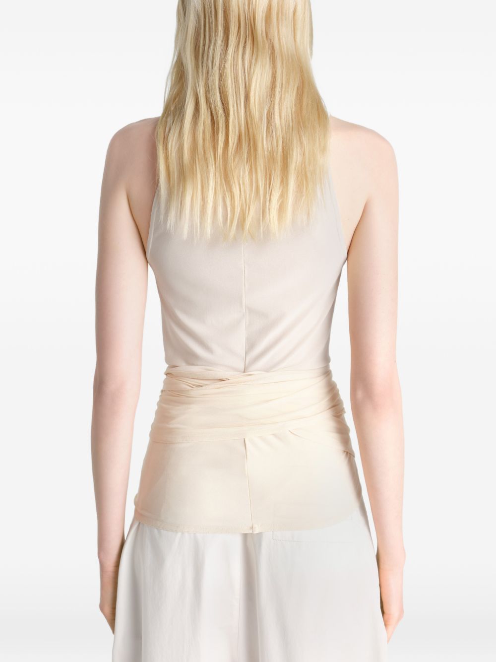 sleeveless top cream LEMAIRE