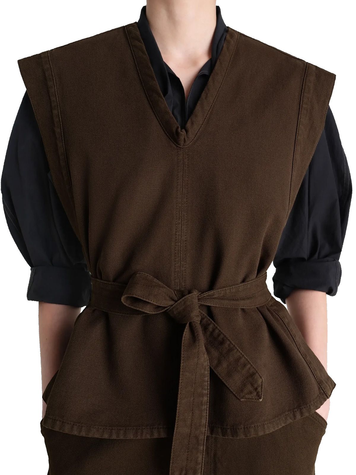 chasuble cacao LEMAIRE