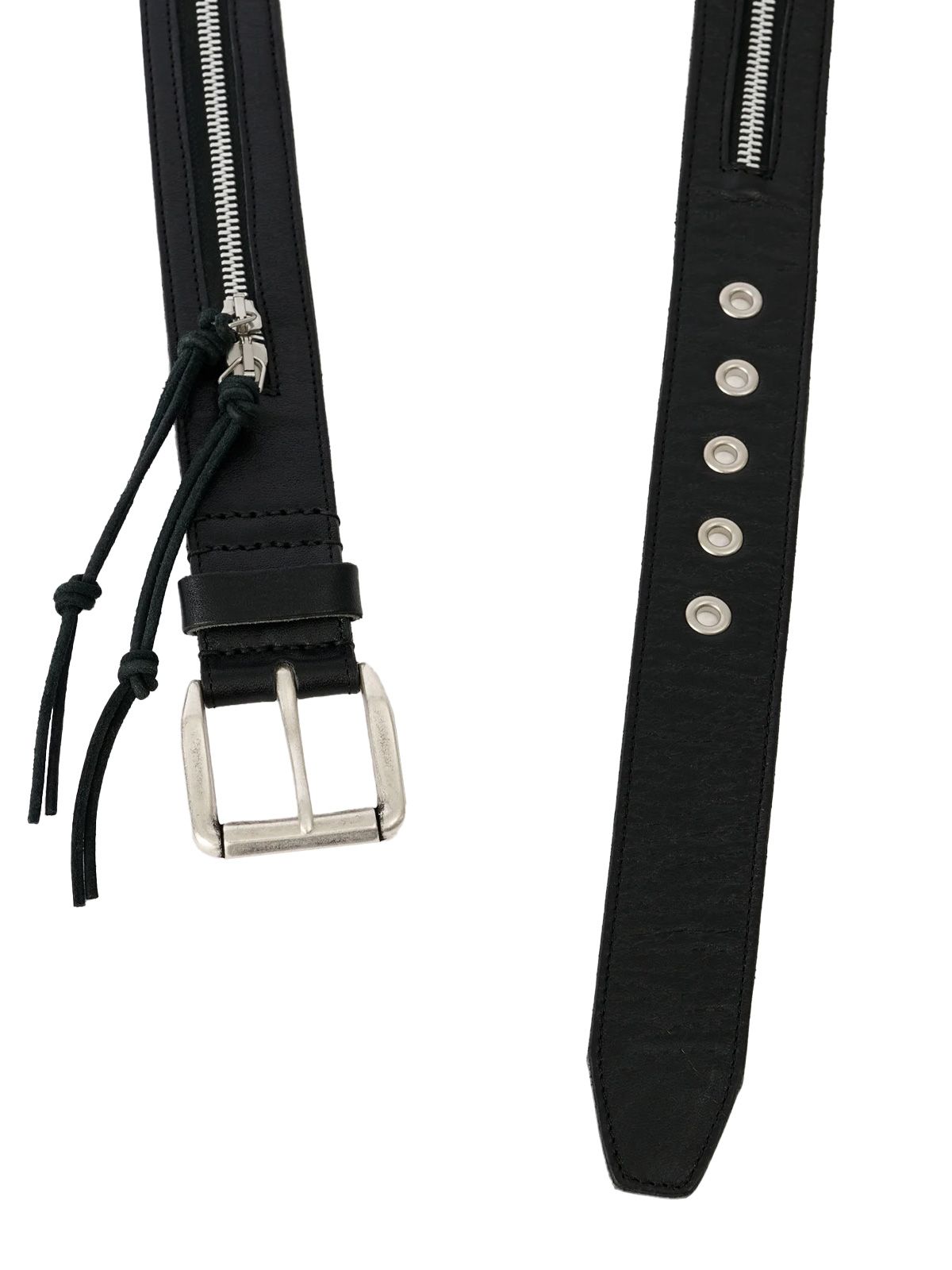 zipped belt black  OUR LEGACY