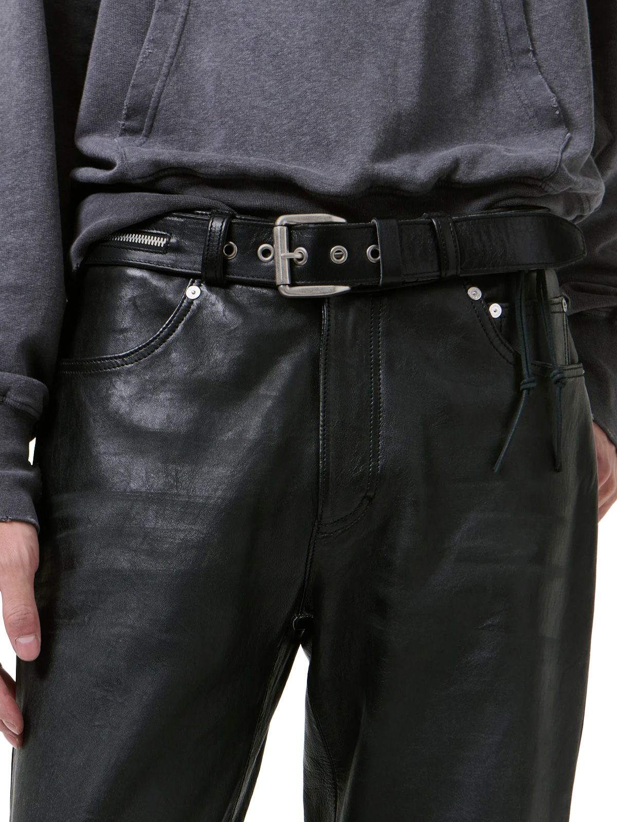 zipped belt black  OUR LEGACY