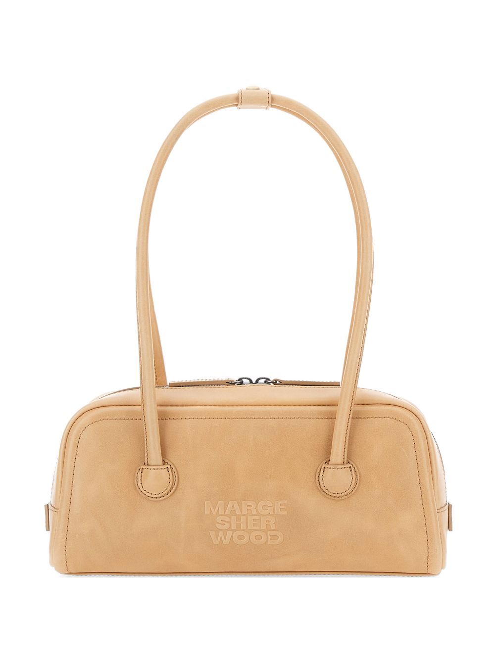 bag soft baguette etoffe beige 