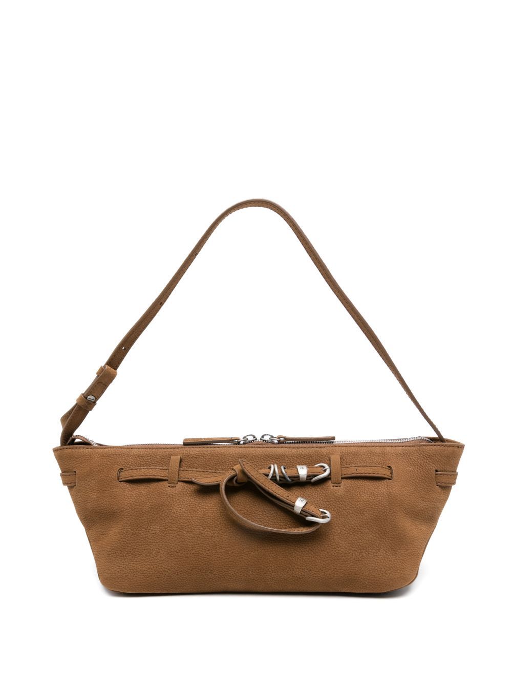 grandma used sling bag cognac