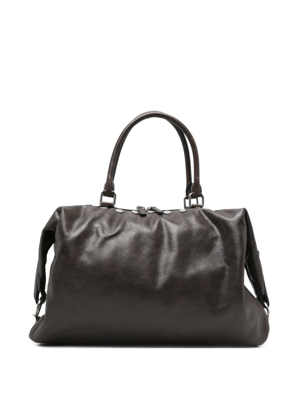 borsa a sacca tipo raviolo marrone borse a mano donna