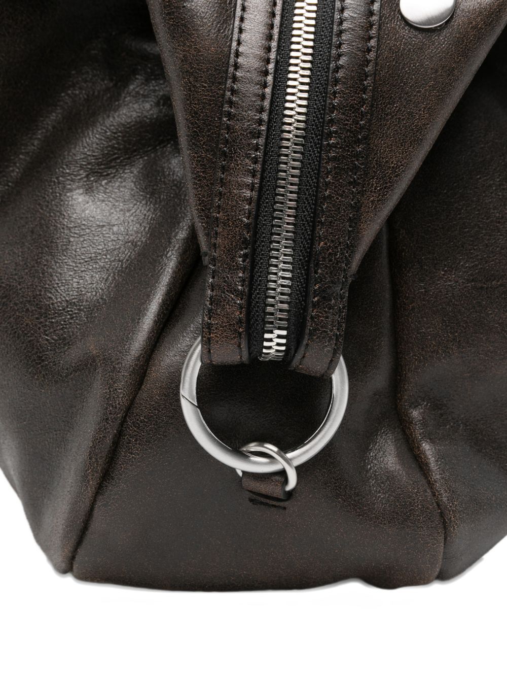 borsa a sacca tipo raviolo marrone borse a mano donna MARGESHERWOOD