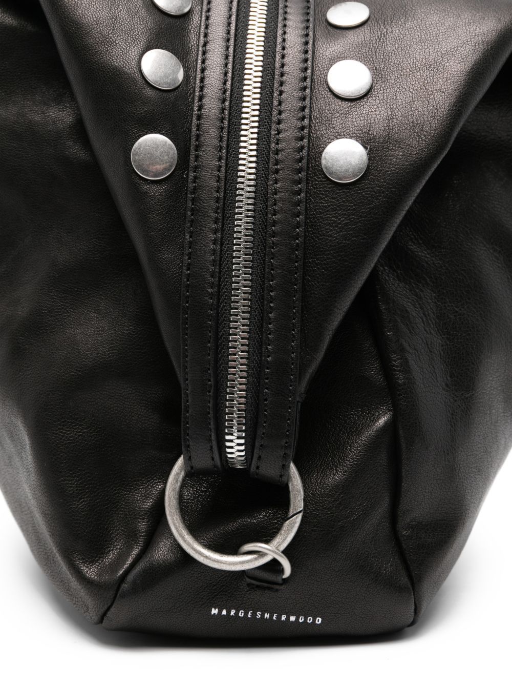 tote bag dumpling stud black tote bags woman MARGESHERWOOD