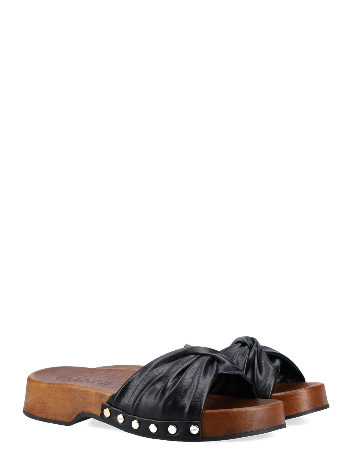 tia fairy clog nappa black  GANNI