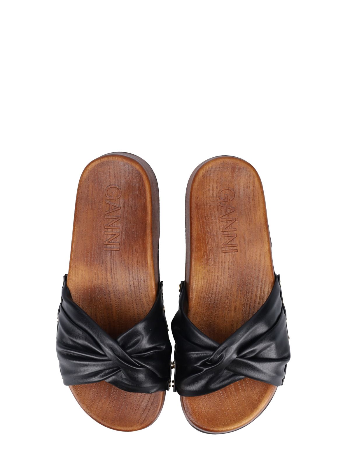 tia fairy clog nappa black  GANNI