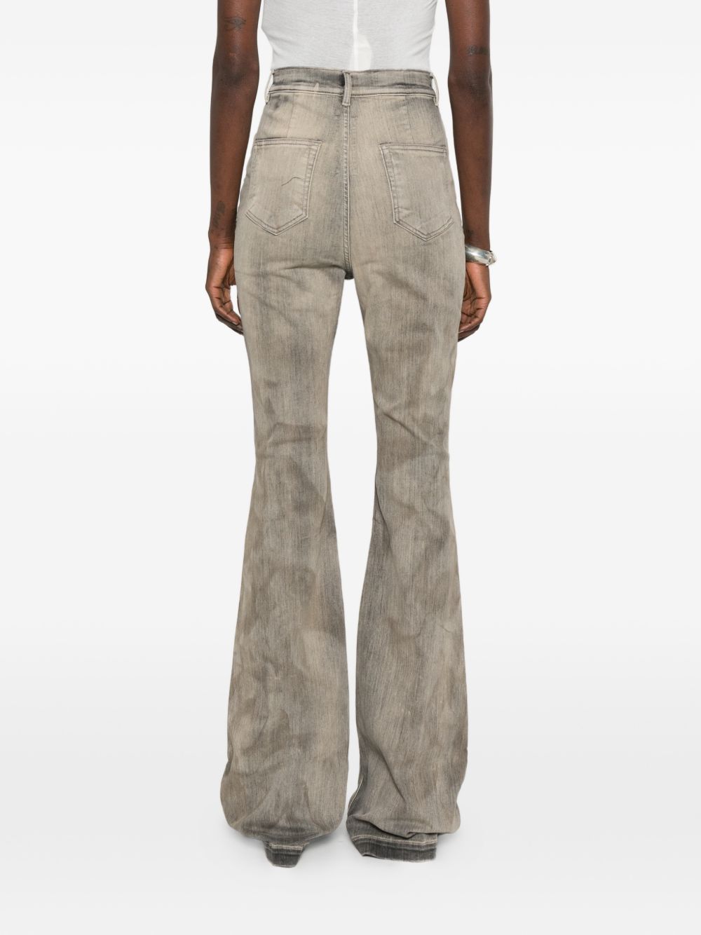 jeans bolan bootcut grigio dust jeans woman DRKSHDW