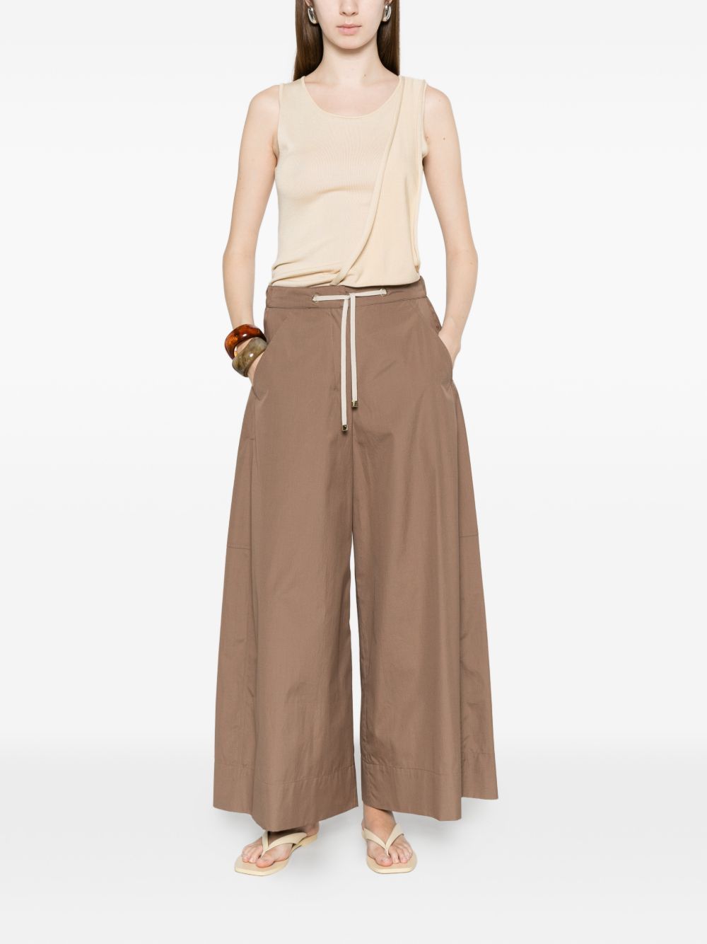 smmgufo pants brown  'S MAX MARA