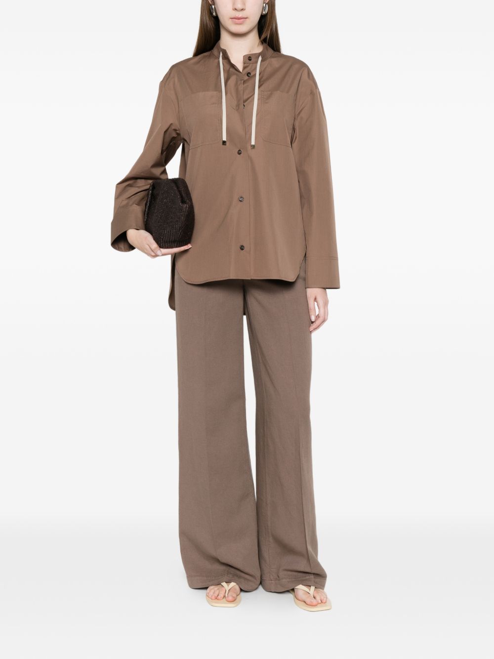 smmali shirt brown  'S MAX MARA