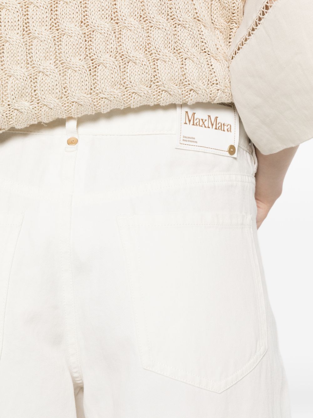 smmonorata pants white  'S MAX MARA