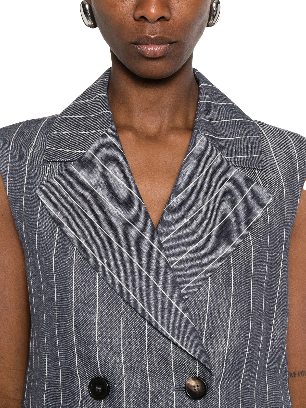 smmballo gilet blue 'S MAX MARA